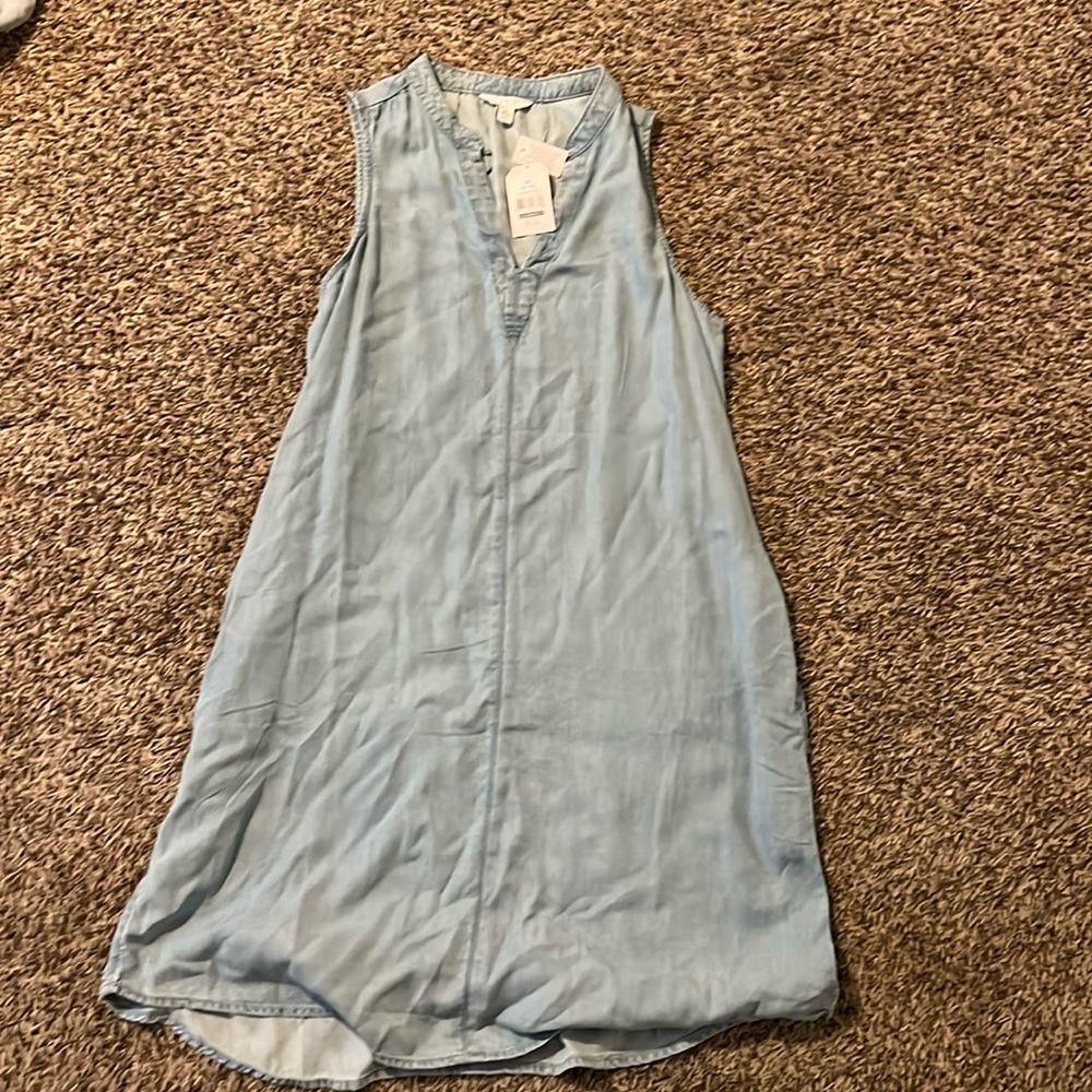 Sleeveless denim dress from Walmart